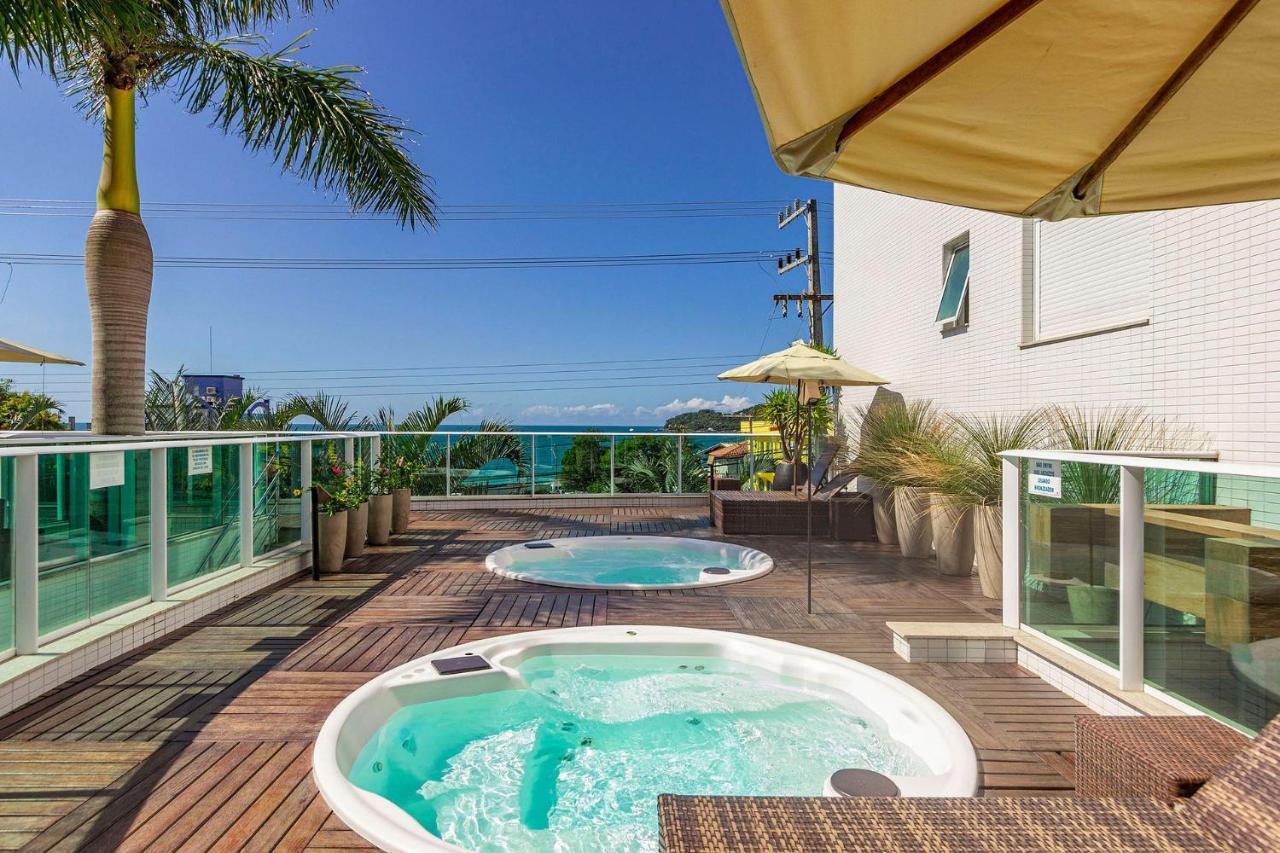 Boulevard 224D - Excelente Apartamento Em Condominio De Luxo No Centro De Bombinhas - Piscina - Jacuzzi - Academia - Portaria 24H. מראה חיצוני תמונה